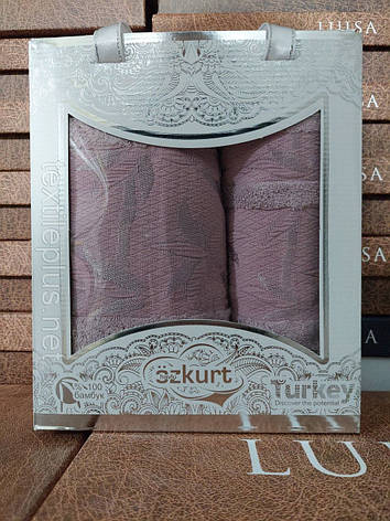 Рушники бамбук 2 шт Ozkurt Туреччина, фото 1