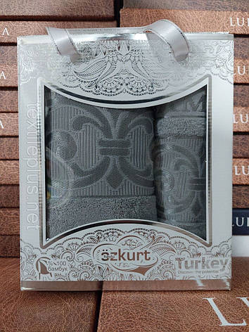 Рушники бамбук 2 шт Ozkurt Туреччина, фото 1