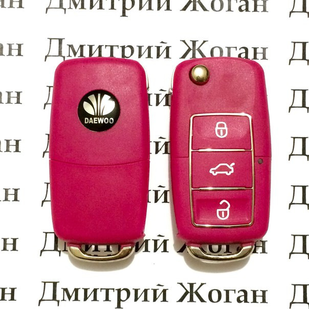 Ключ Daewoo Leganza, Matiz, Lanos (корпус Дэу Ланос, Леганза, Матиз) 3 - кнопки - фото 1 - id-p250450079