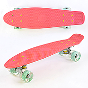 Пеніборд (Penny board), скейт, скейтборд зі світними колесами