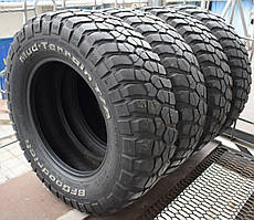 Шини б/у 245/70 R17 BFGoodrich Mud Terrain T/A, 7 мм, комплект (4 шт.)