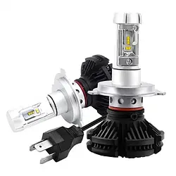 Автомобільні LED лампи X3 H4 (6000Lm 6500K)