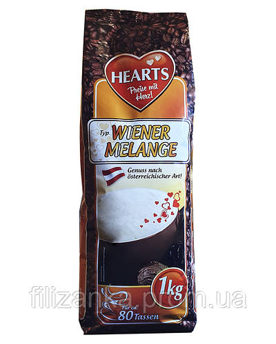 Кофейный напиток 3в1 Hearts Wiener Melange со вкусом кофе по-венски 1 ...