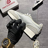 Жіночі кросівки New Balance 327 Beige Black Grey, сірі замшеві кросівки нью беленс беланс 327 NB 327, фото 6