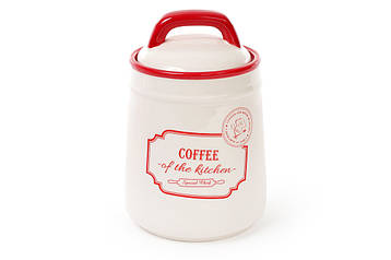 Банка керамічна Coffee для сипких продуктів Red&Blue, 800 мл