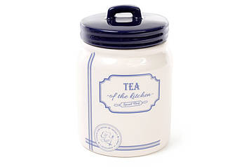 Банка керамічна Tea для сипких продуктів Red&Blue, 900мл