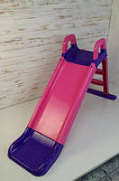 Горка для катания детей (фиолетовая с малиновыми вставками) 140 см 0140/05 DOLONI