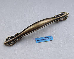 Меблева ручка бронза 96мм