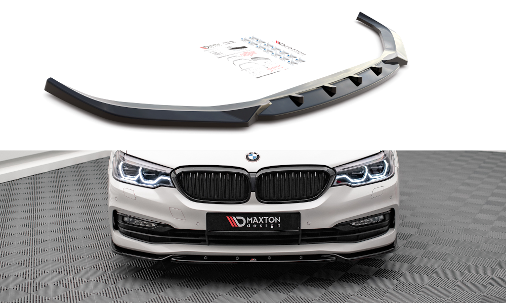 Спліттер BMW G30 тюнінг обвіс губа спідниця елерон (V2)