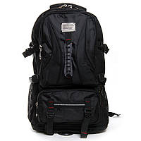 Большой прочный городской рюкзак Royal Mountain 60 л черного цвета, вместительный с расширением туристический
