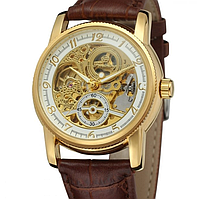 Жіночий золотий механічний годинник, Годинник жіночий стильний наручний