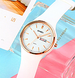 Красиві білі годинники жіночі, Модні жіночі годинники, фото 5