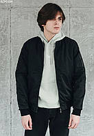 Мужская куртка Бомбер Staff T black демисезон от +20 до +3°С чёрный BZP0184