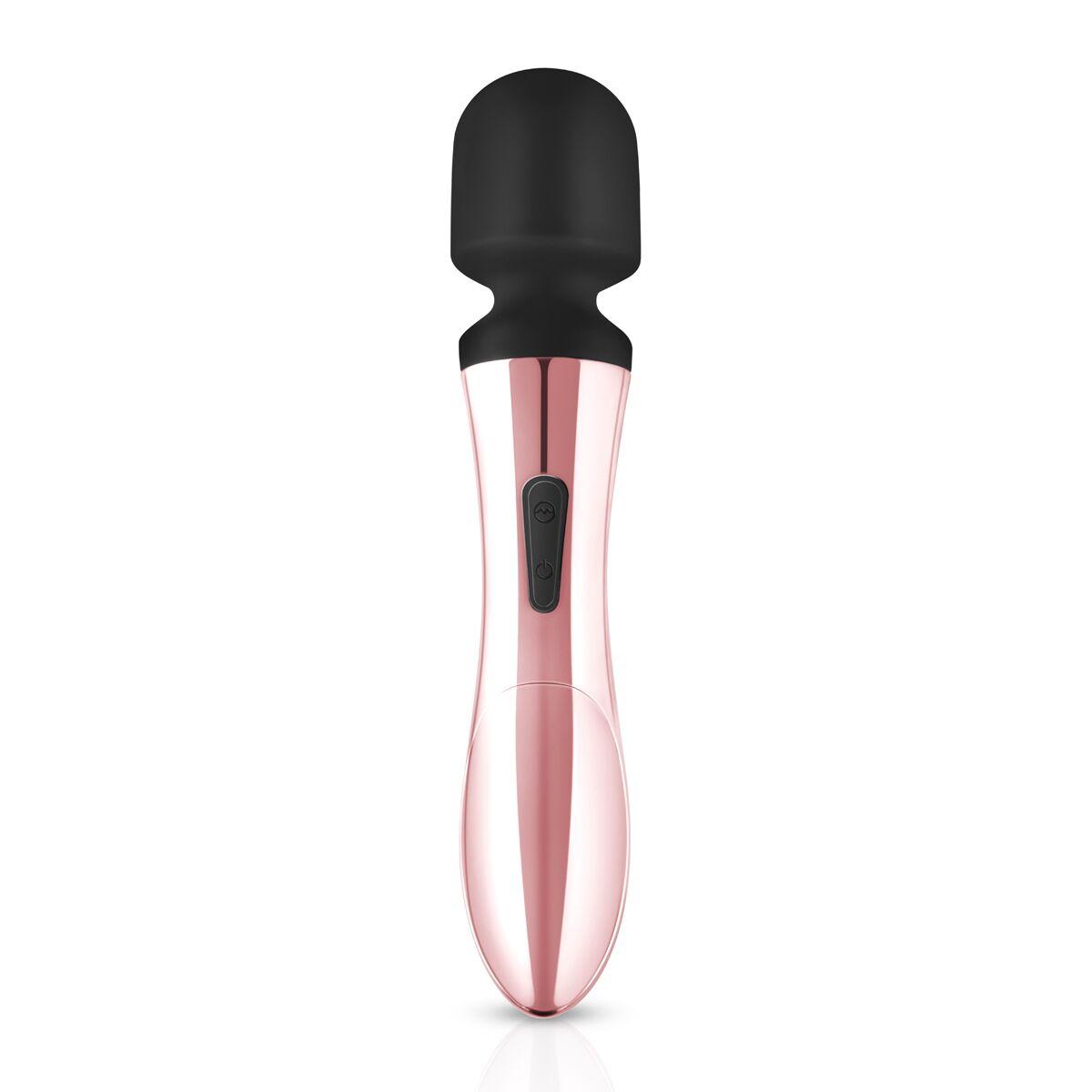 Вібромасажер Rosy Gold — Nouveau Curve Massager, 21х4 см., фото 1