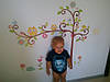 Наклейка на стену в детскую комнату ZooYoo Oiginal 100*125см (лист 50*70см) "совы на дереве", фото 6