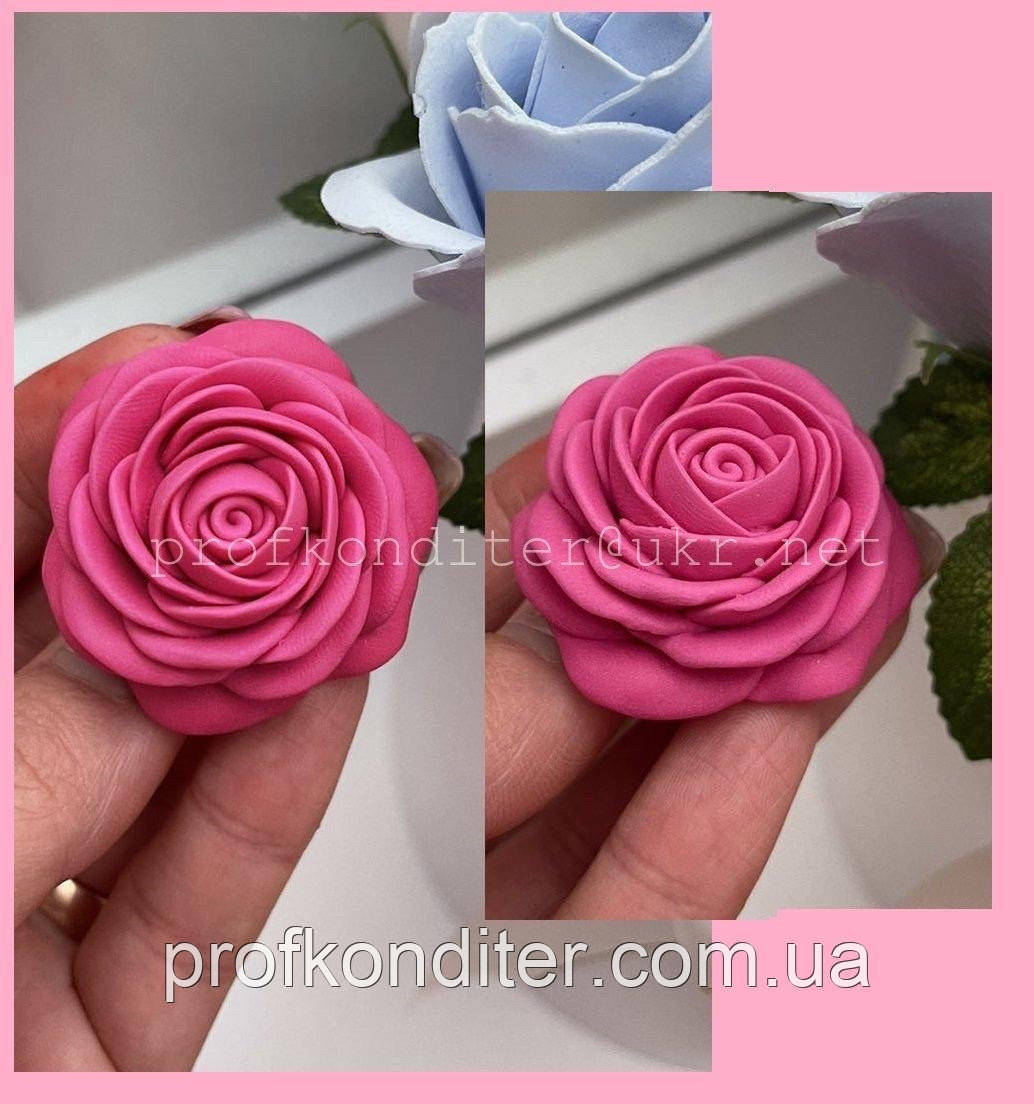 Силіконовий Молд "Бутон Троянди ЗД №10", фото 1