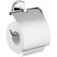 Держатель для туалетной бумаги с крышкой HANSGROHE LOGIS 41623000 хром металл 110621