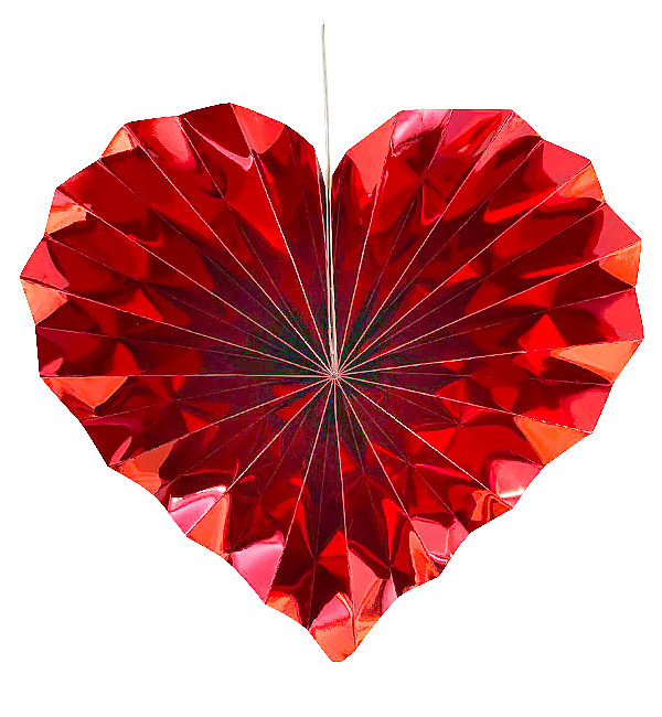 Підвісні віяла "Red heart" набір 6 шт.