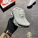 Чоловічі / жіночі кросівки Nike Air Max TN Plus Total White, білі шкіряні кросівки найк аір макс тн плюс аїр, фото 5