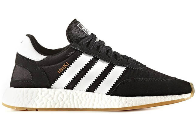 Кросівки Adidas Iniki Runner Black White Gum, фото 1