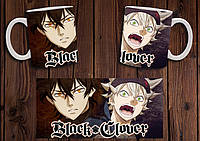 Чашка "Чёрный клевер" / Кружка Black Clover №1