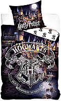 Детское постельное белье полуторный евро комплект Гарри Поттер - Ночной Хогвартс