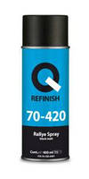 Фарба чорна матова 1К Rallye Spray 400мл (аеро) Q-REFINISH 70-420