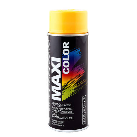 Аерозольна емаль універсальна декоративна Maxi Color - балончик 400 мл (Нідерланди) RAL 1018, фото 1
