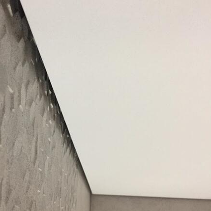 Тіньовий профіль для гіпсокартону (посилений) 12 мм для ширяючого стелі з підсвіткою білий, фото 2