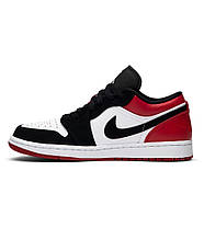 Кросівки Nike Air Jordan 1 Low Black Toe, фото 3