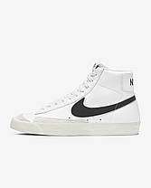 Кросівки Nike Blazer Mid 77 Vintage White Black, фото 3