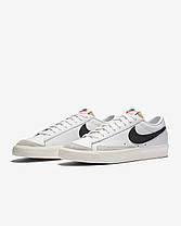 Кросівки Nike Blazer Low 77 Vintage White Black, фото 4