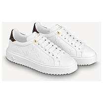Кросівки Louis Vuitton Trainer Time Out Monogram White, фото 3