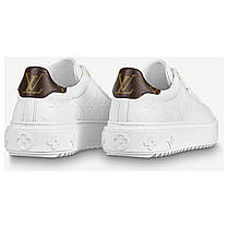 Кросівки Louis Vuitton Trainer Time Out Monogram White, фото 5