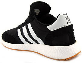 Кросівки Adidas Iniki Runner Black White Gum, фото 5