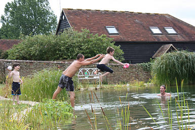 Штучний ставок для плавання на дачу, маєток