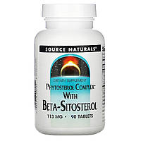Бета-Сітостерол 113 мг, Source Naturals, 90 таблеток