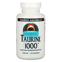 Таурин 1000 мг, Source Naturals, 120 капсул