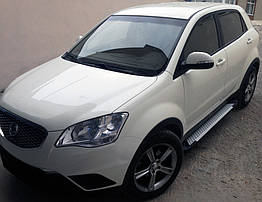 Бокові пороги Нержавіюча сталь для SsangYong Korando 2010-2019 (2 шт.)
