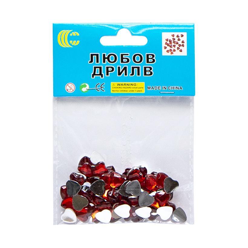 Набір для виробів Сердечки 1см 80шт арт.312-50, фото 1