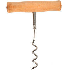 Штопор з дерев'яною ручкою Color 10х8,5см арт. X3-66