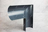 Кут жолоба металевого 90 градусів з фарбованої сталі RAL 8017 МАТ, фото 6