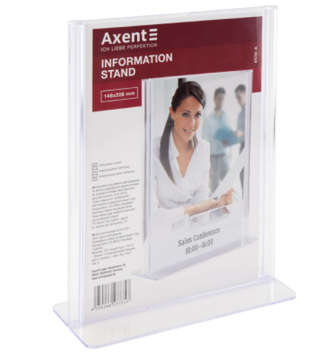 Інформаційна Табличка Axent 4539-A, А5, вертикальна