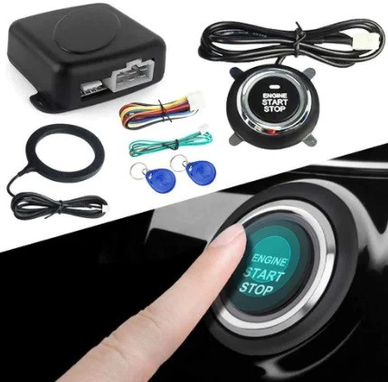 Кнопка Старт Стоп система запуску двигуна з іммобілайзером і двома мітками