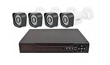 Комплект відеоспостереження реєстратор DVR і 4 камери UKC DVR CAD D001 KIT