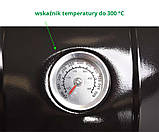 Гриль круглий вугільний Ø= 57 см на 4 ніжках (2 з колесами) з кришкою LUND 99584 (Польща), фото 7