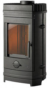 Чавунна каминная піч опалювальна з подвійним допалом Invicta Chatel антрацит