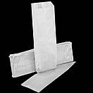 Паперовий пакет цілісний білий 270х80х50 мм (100 шт.), фото 6