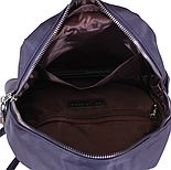 Стильний гарний синій рюкзак водонепроникний текстиль, фото 3