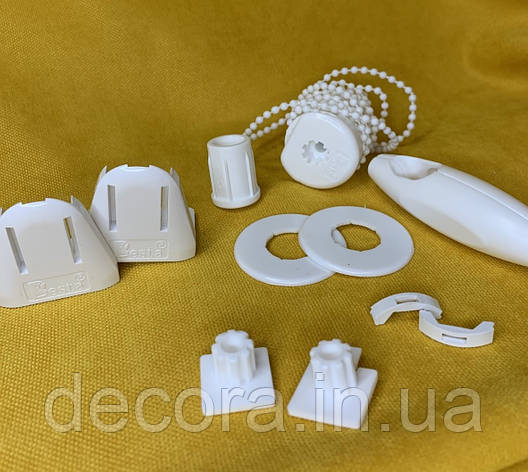 Механізм (кріплення для ролет) міні besta, білий (у зборі), фото 1